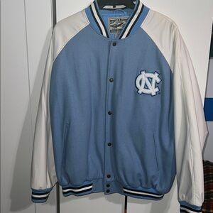 Steve & Barry's Blue and White Varsity Jacket North Carolina tarheels